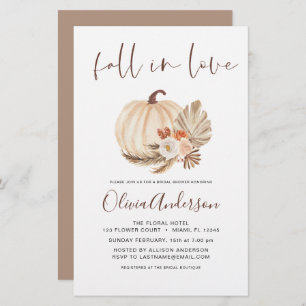 Budget Fall in Love Bridal Shower Terracotta