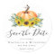 BUDGET Fall Pumpkin Wedding Save The Date