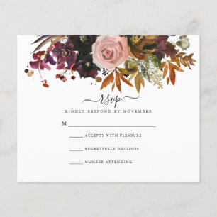 Budget Fall RSVP Card