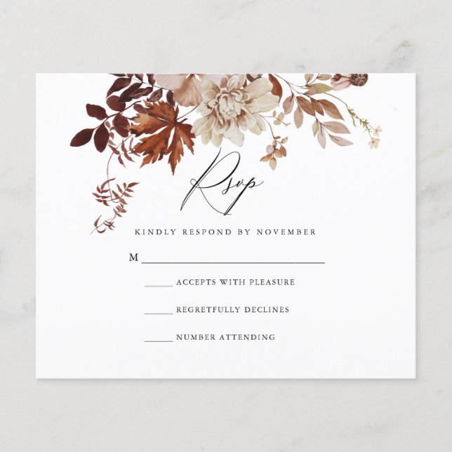 Budget Fall RSVP Card (Front)