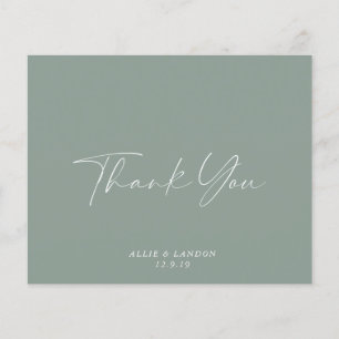 BUDGET Fall Thank You Card