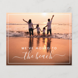 Budget Family Photo New Address Announcement