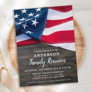 Budget Family Reunion America Flag Patriotic Party