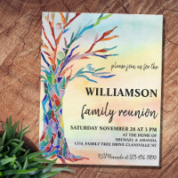 Budget Family Reunion Invitation