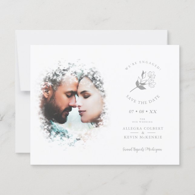 Budget Fancy Romantic Overlay Misty Effect Photo  (Front)