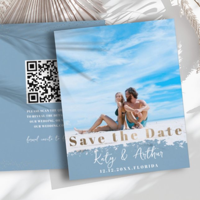 Budget Faux Gold Save the Date Photo  (Creator Uploaded)