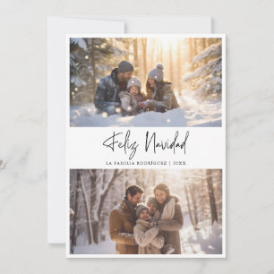 Budget Feliz Navidad Spanish Christmas Photo Card