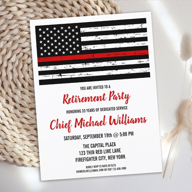 Budget Fire Department Firefighter Retirement Card (Creator Uploaded)