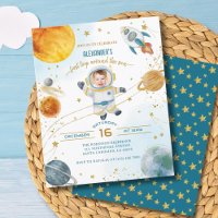 Budget First Around the Sun Space Photo Birthday