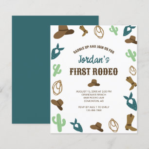 Budget First Rodeo Birthday 1st Cowboy Western