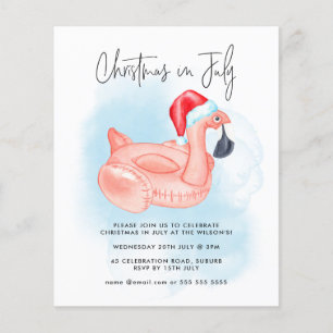 Budget Flamingo Christmas In July Summer Party