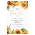 Budget floral botanical bridal shower invitation