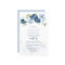 Budget Floral Dusty Blue Botanical Wedding Invite