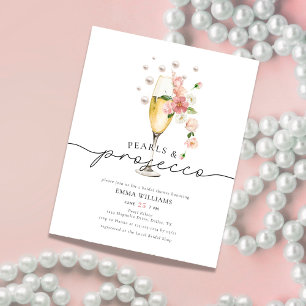 Budget Floral Pearls & Prosecco Bridal Shower