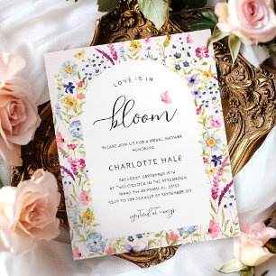 Budget Floral Pink Bridal Shower