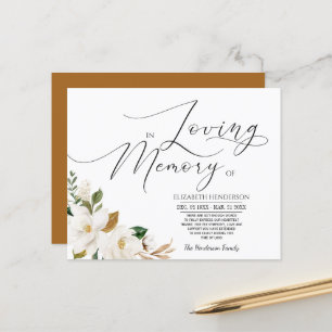 Budget Floral Sympathy Memory /Thank you.