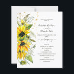 Budget Floral Wedding Program card.<br><div class="desc">Budget Watercolor flowers - Wedding Program card. 
 Your event details can be customised in any colour or font size of your choice.  
An easy and convenient way to please yourself and your wedding guests!</div>