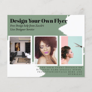 BUDGET Flyer FREE Design Template Abstract Green