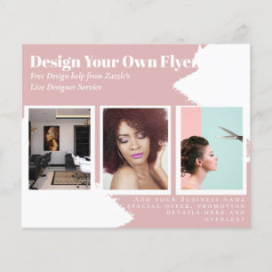 BUDGET Flyer FREE Design Template Abstract Pink