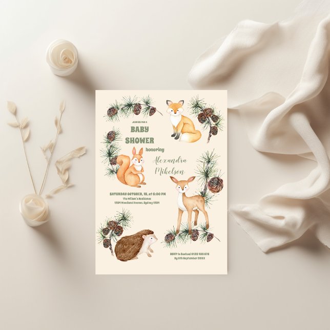 Budget Forest Friends & Woodland Baby Shower (Creator Uploaded)