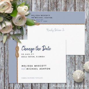 Budget-Friendly Nautical Postcard Change The Date⚓