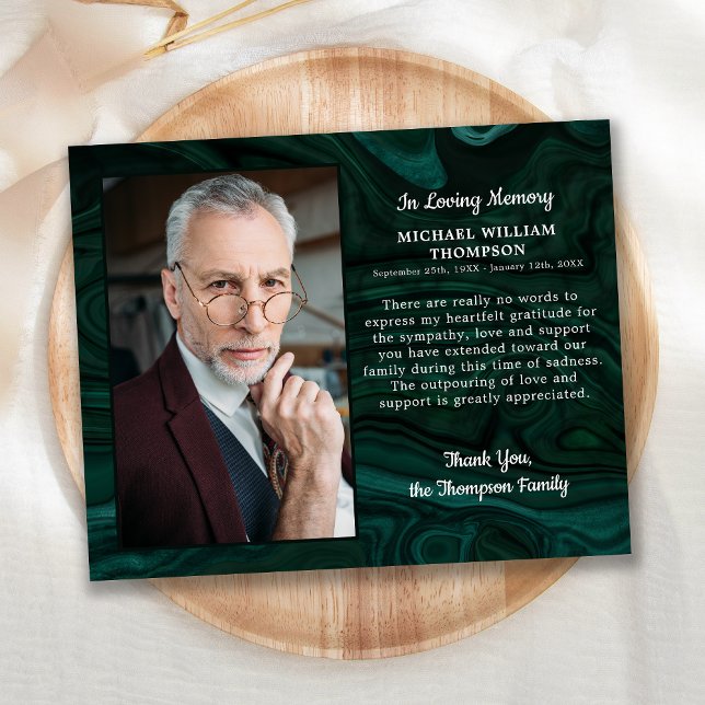 Budget Funeral Thank You Cards Sympathy Memorial (Creator Uploaded)