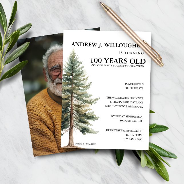 Budget Funny 100th Birthday Invitation (Creator Uploaded)