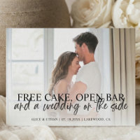 Budget Funny Brush Script Save The Date Photo Anno