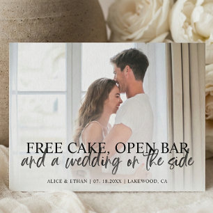 Budget Funny Brush Script Save The Date Photo Anno Announcement Postcard