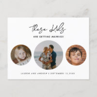 Budget Funny Kids Photo Wedding Save The Date