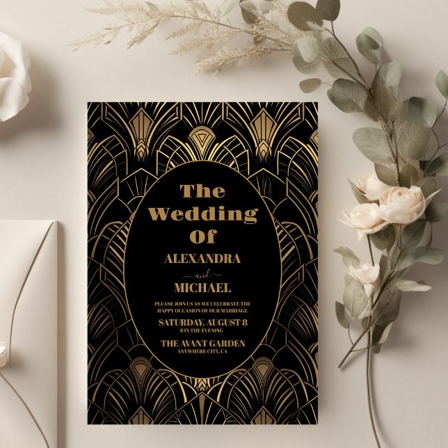 Budget Geometric Art Deco Wedding (Creator Uploaded)
