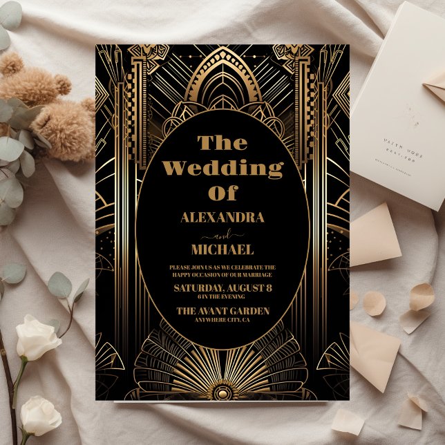 Budget Geometric Art Deco Wedding (Creator Uploaded)