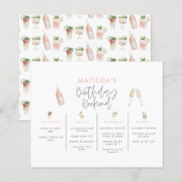 Budget girly elegant birthday weekend itinerary
