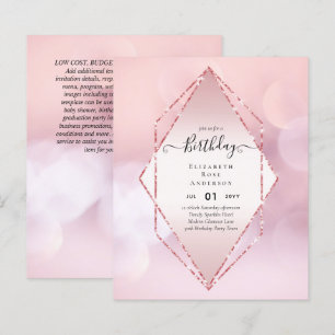 BUDGET Glitter Glam Foil Pretty Girly Any Age