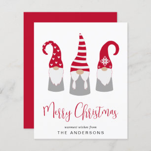 Budget Gnomes Merry Christmas Holiday Card