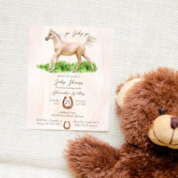 Budget Go baby go running horse foal baby shower