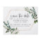 Budget Gold Frame Floral Save the Date