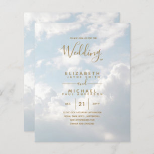 BUDGET Gold Text Monochrome Double-Sided Elegant