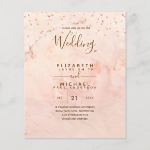 BUDGET Gold Text Monochrome Double-Sided Elegant Flyer