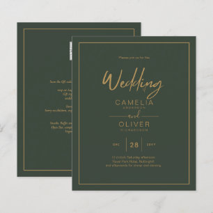 BUDGET Gold Text Script Elegant Modern