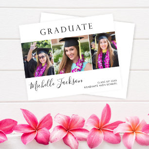 Budget Graduate 3 Photo Script Announcement
