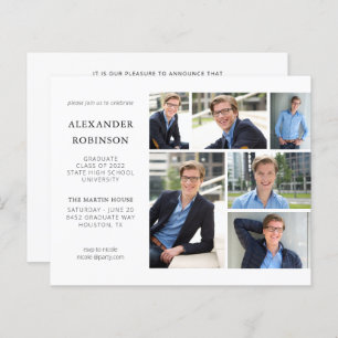 Budget Graduation Party Modern 6 Photo V2