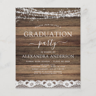 Budget Graduation Rustic Farmhouse 2023