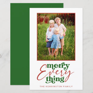 Budget Green Merry Everything Holiday Photo