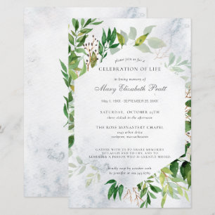 Budget Greenery Celebration of Life Funeral