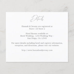 Budget Grey & White Details Flyer