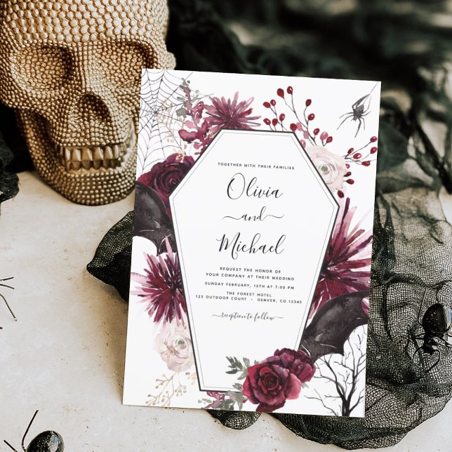 Budget Halloween Autumn Fall Dark Wedding Flyer (Creator Uploaded)
