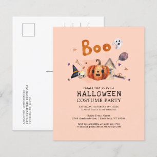 Budget Halloween Costume Kids Party Invitation