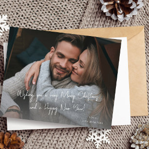 Budget Handwritten Christmas Holiday Note Photo WH