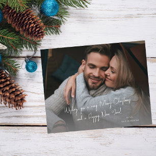 Budget Handwritten Christmas Holiday Note Photo WH Flyer